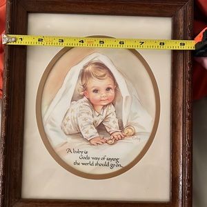 Vintage baby room picture